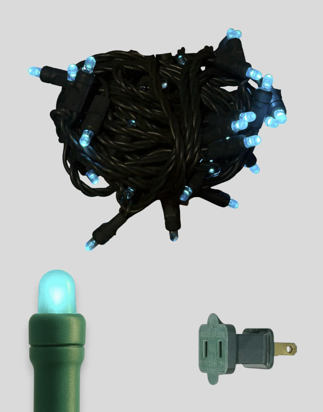 50L 6" Spacing Convex LED Mini Christmas Light (Ball)