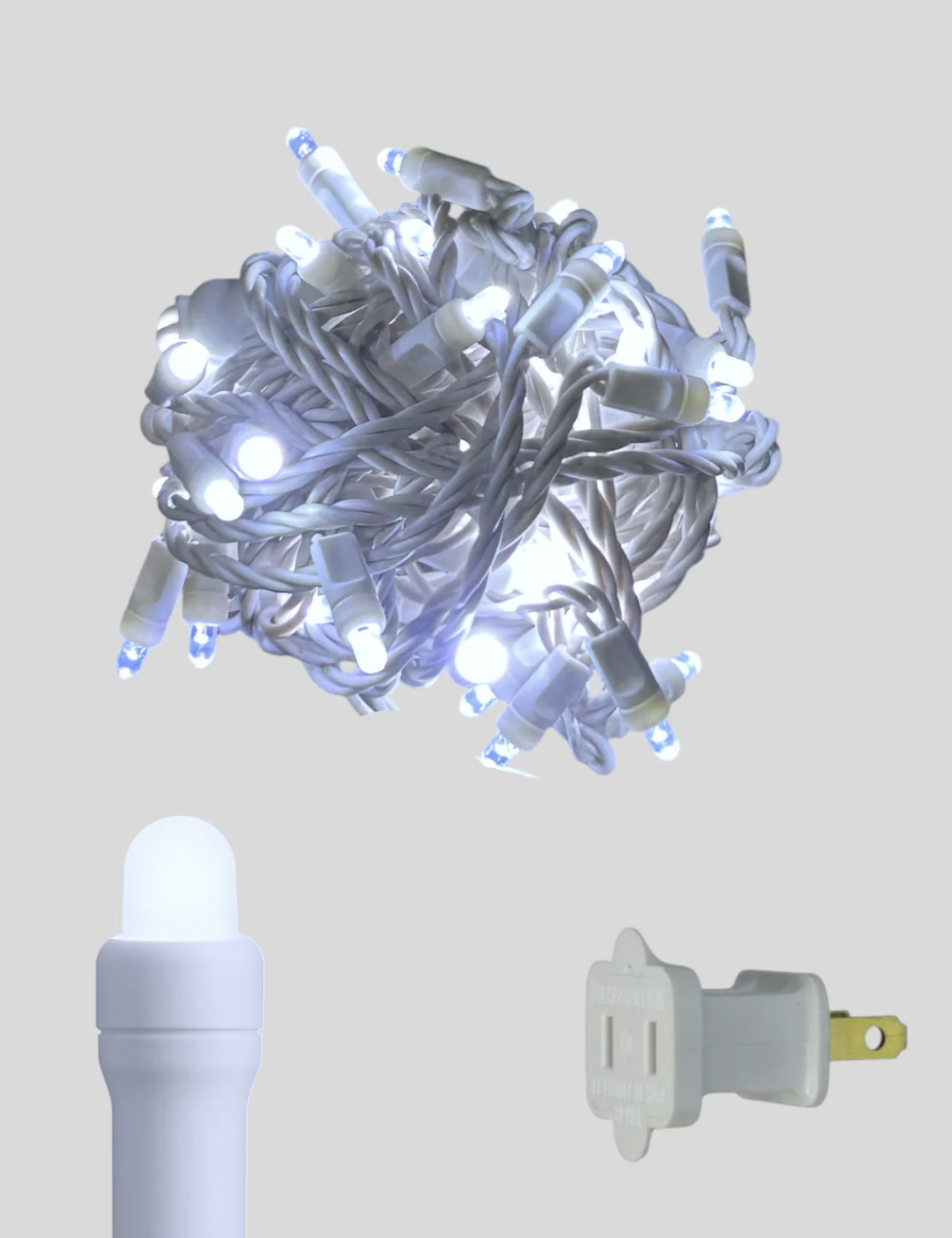 50L 6" Spacing Convex LED Mini Christmas Light (Ball)