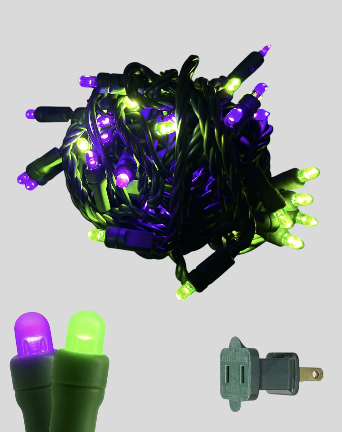 50L 6" Spacing Convex LED Mini Christmas Light (Ball)