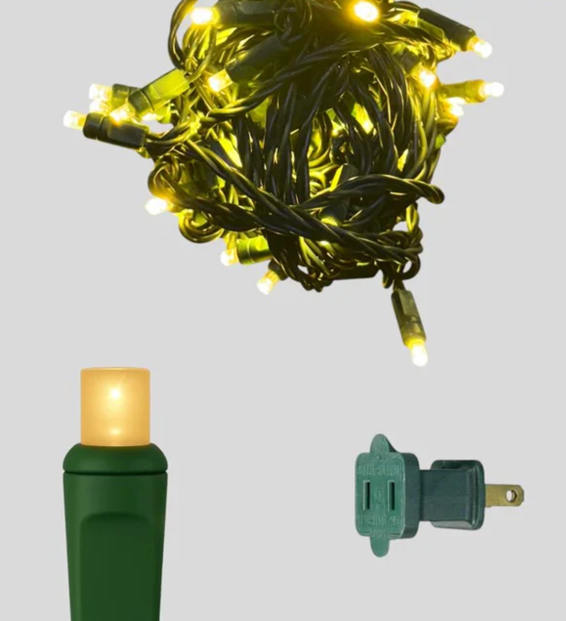 50L 6" Spacing Convex LED Mini Christmas Light (Ball)