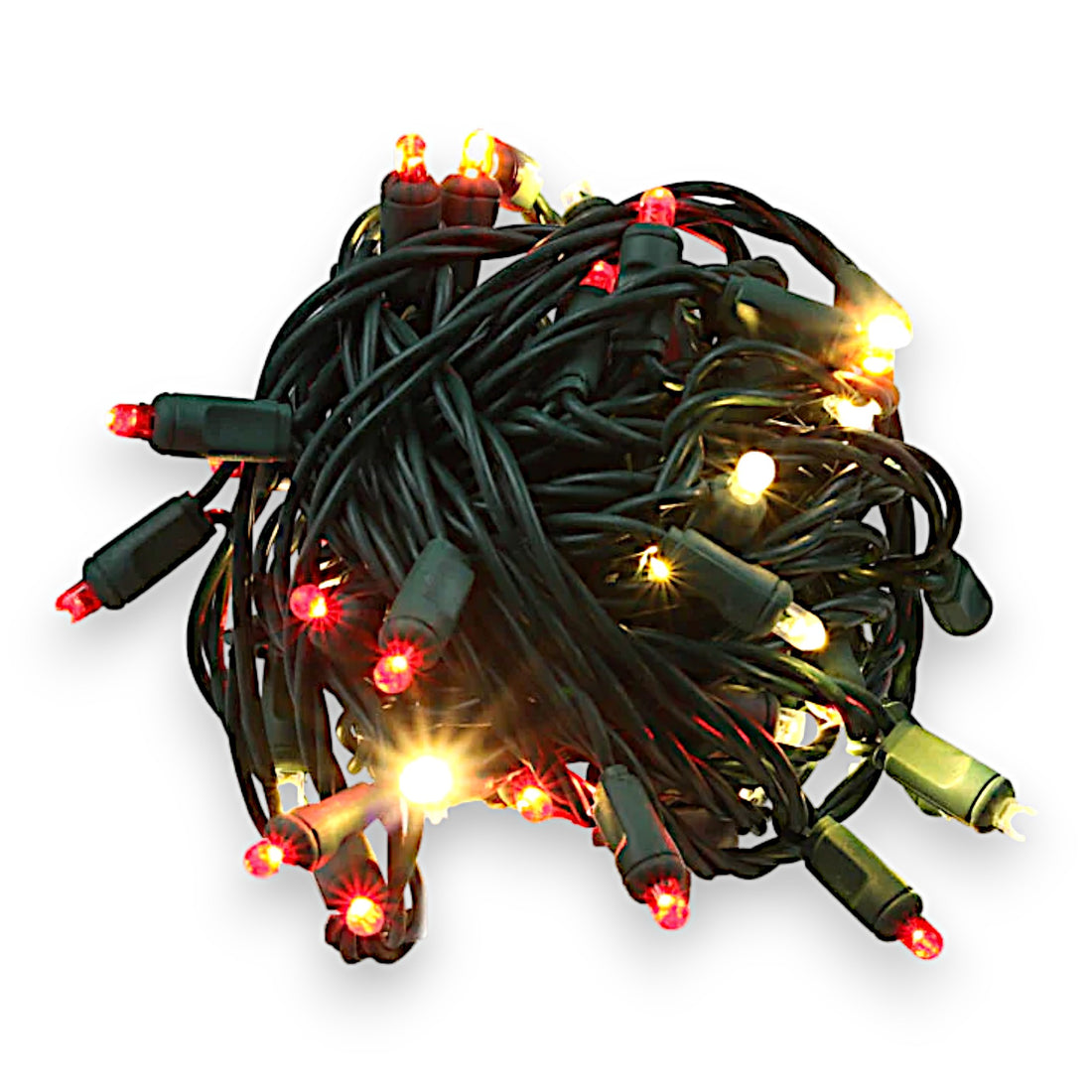 50L 6" Spacing Convex LED Mini Christmas Light (Ball)