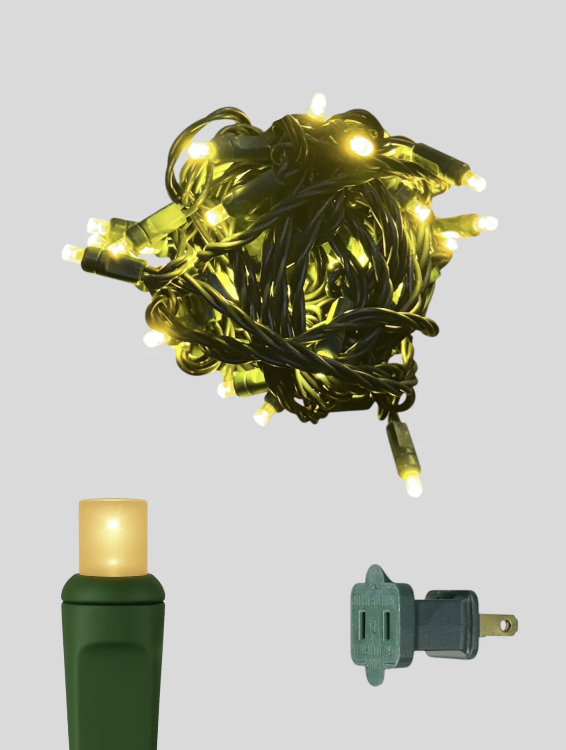 70L 4" Spacing Concave LED Mini Christmas Lights(Ball)