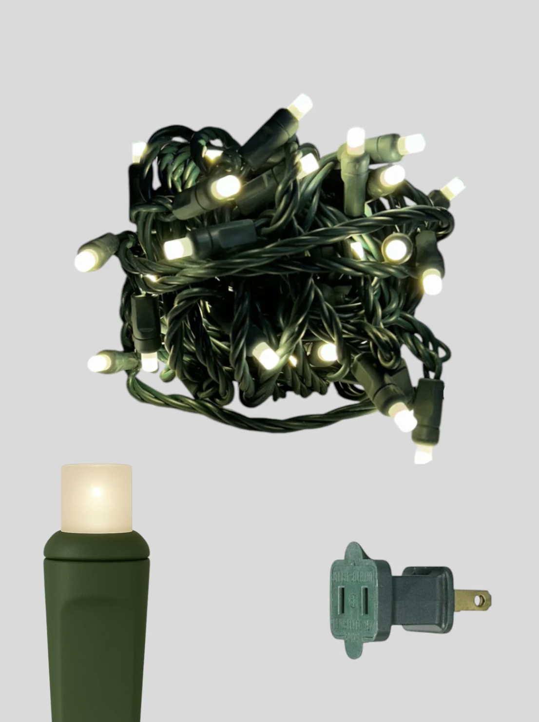70L 4" Spacing Concave LED Mini Christmas Lights(Ball)
