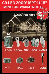 C9 LED 2000' Contractor Pro Package