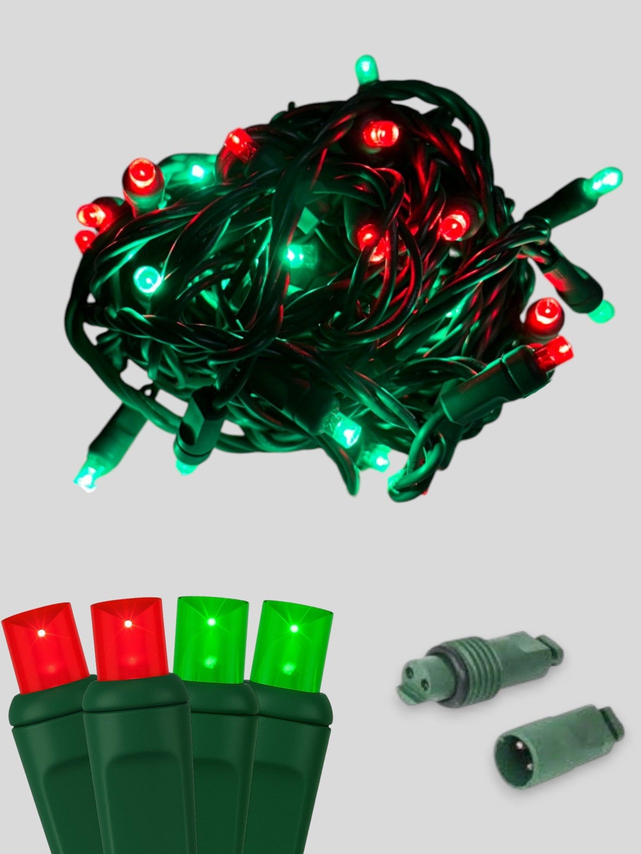 70L Coaxial Concave LED Mini Christmas Lights