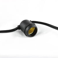Patio Light String, E26 Medium Base, 24