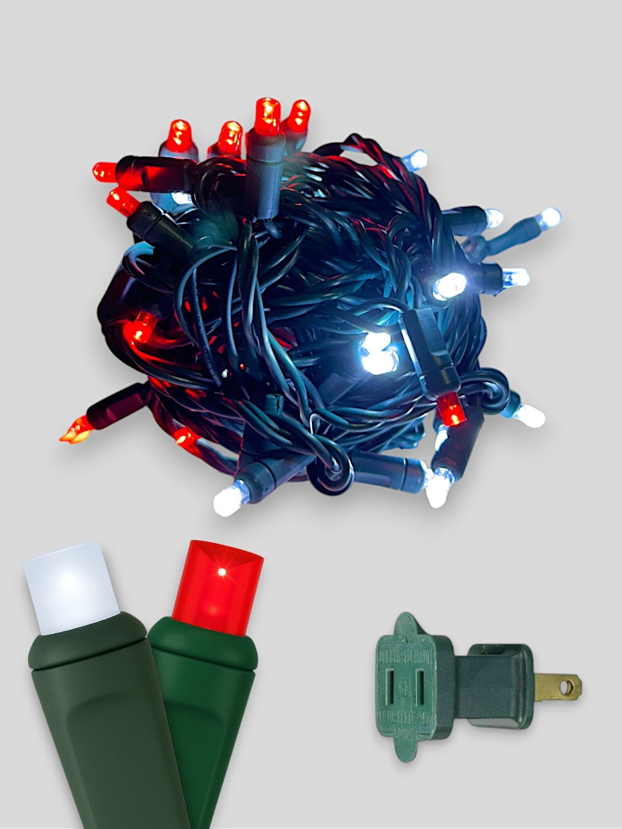 70L 4" Spacing Concave LED Mini Christmas Lights(Ball)