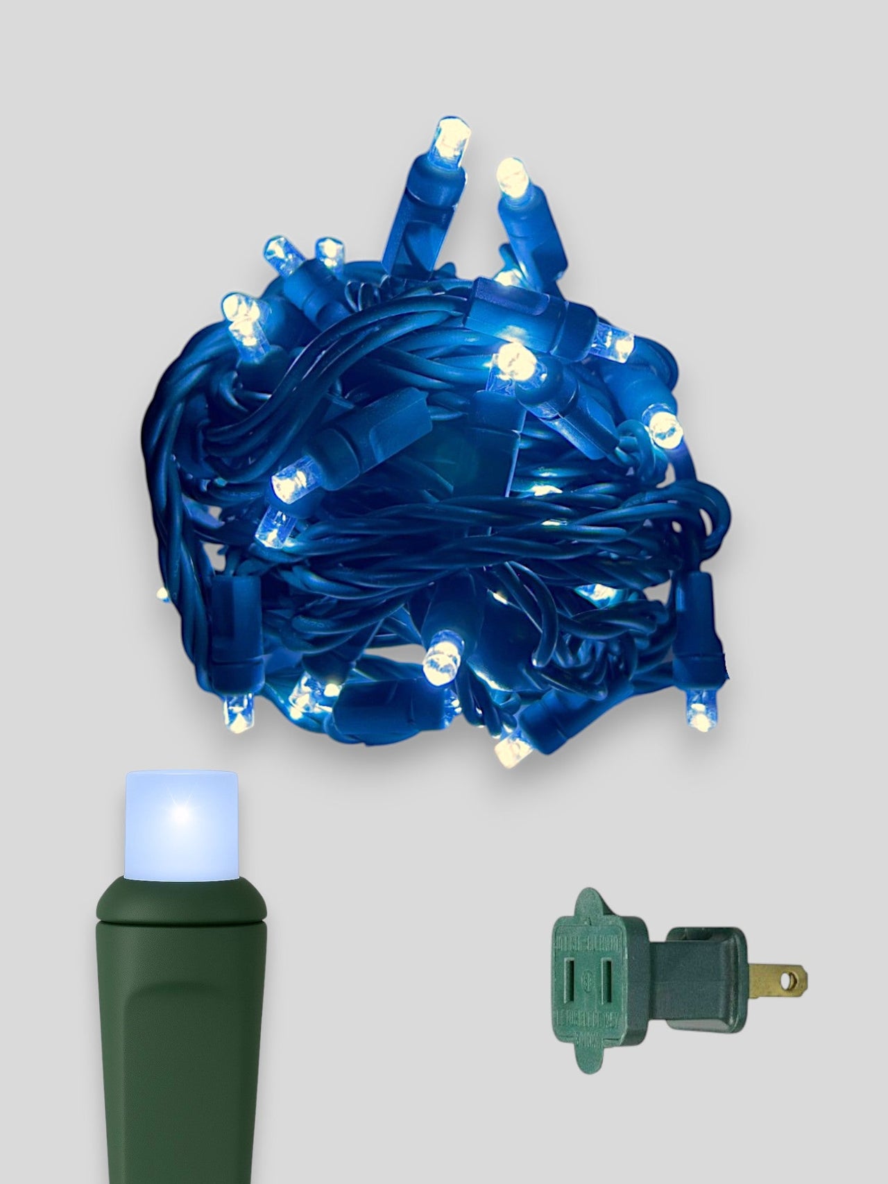 70L 4" Spacing Concave LED Mini Christmas Lights(Ball)