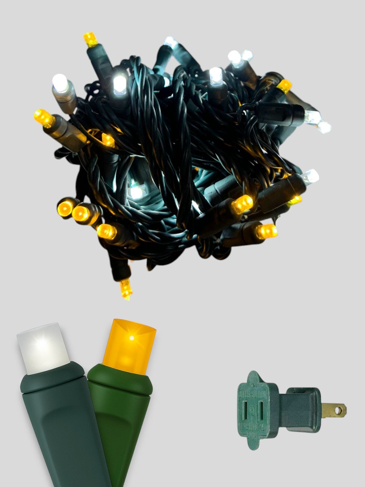 70L 4" Spacing Concave LED Mini Christmas Lights(Ball)