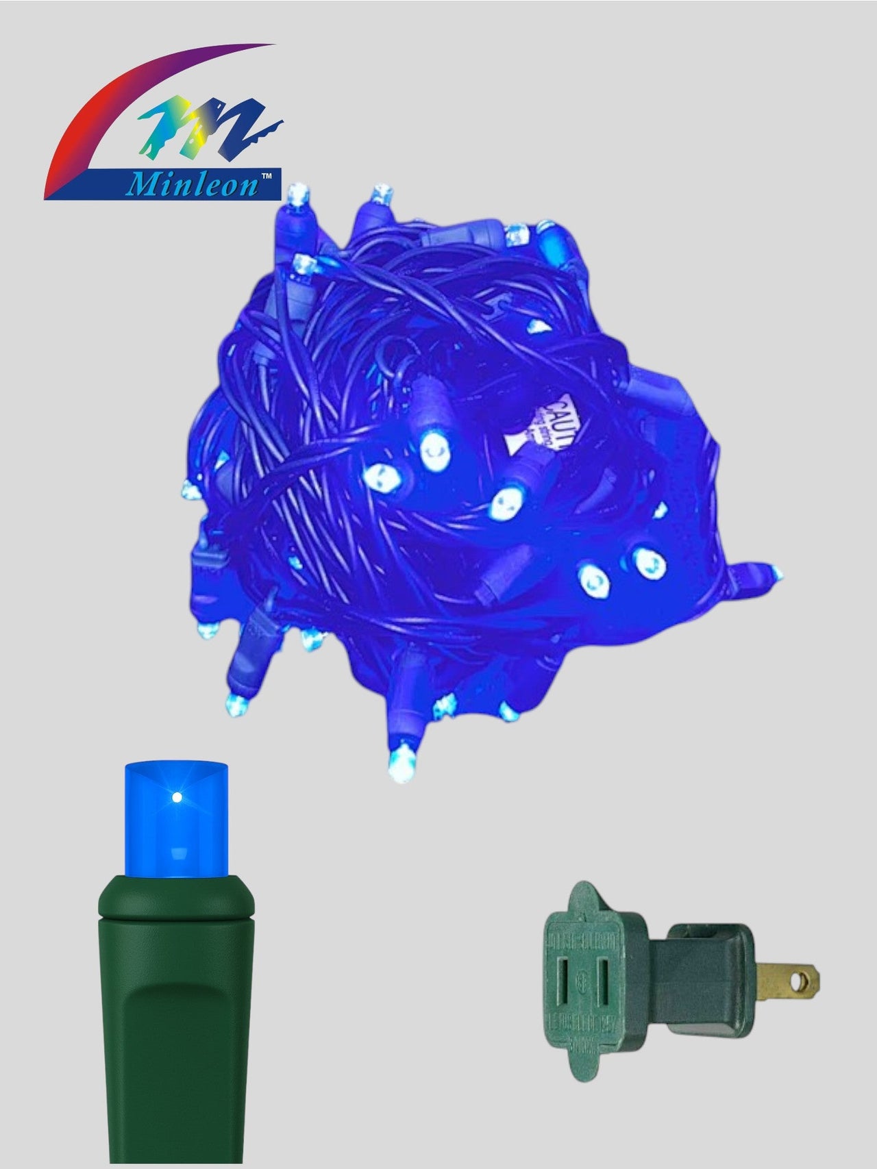 Minleon 50L 6" Spacing Concave LED Mini Lights(Ball)