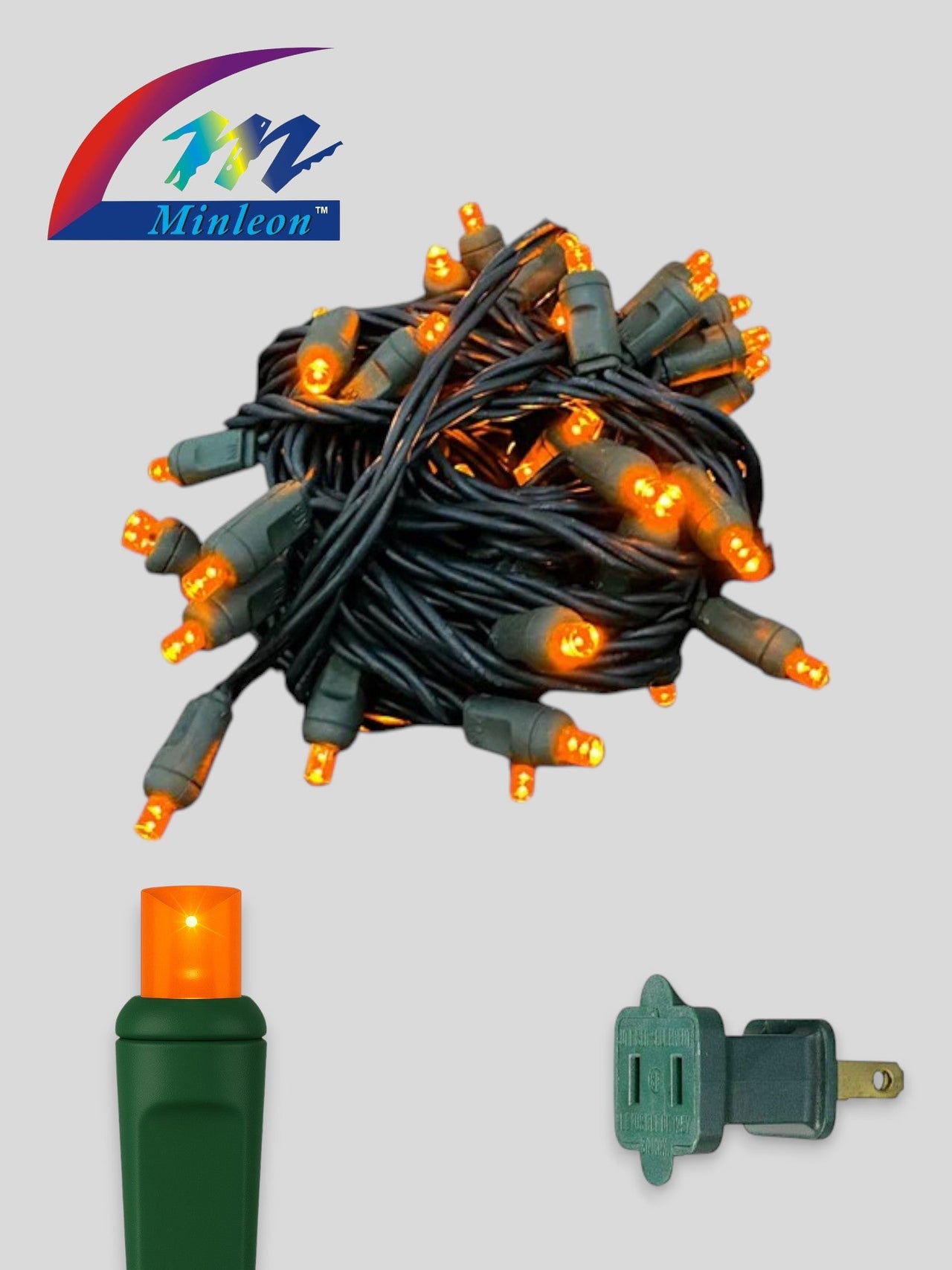 Minleon 50L 6" Spacing Concave LED Mini Lights(Ball)