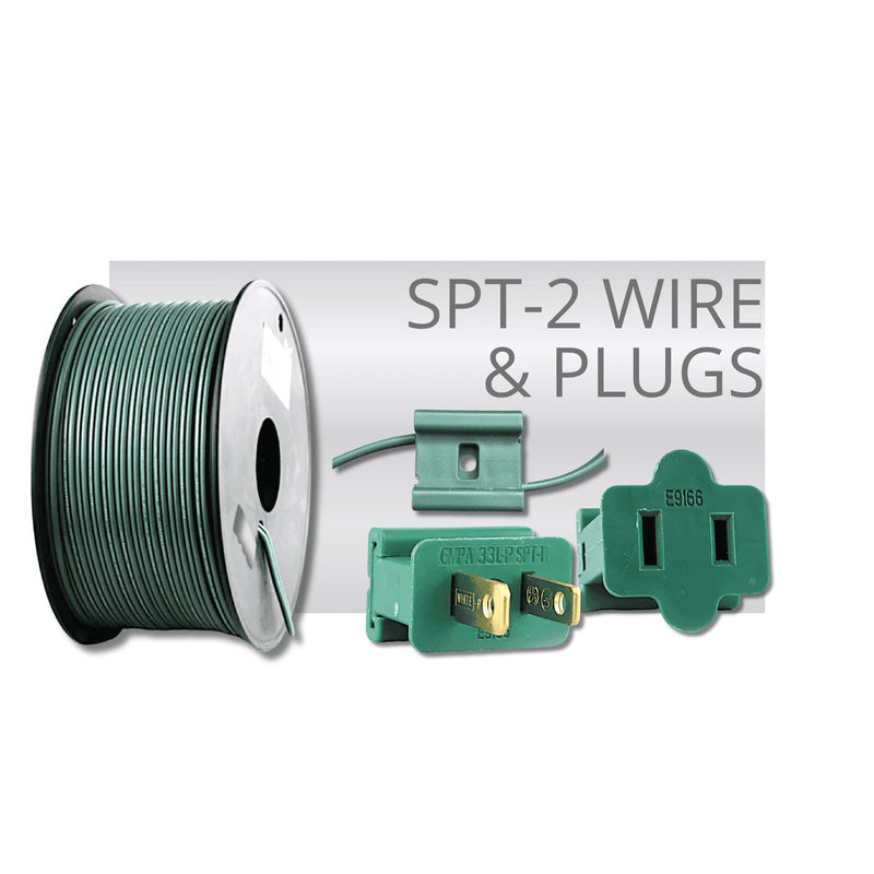 SPT-2 Wire & Plugs Professional Christmas Lights Supplies