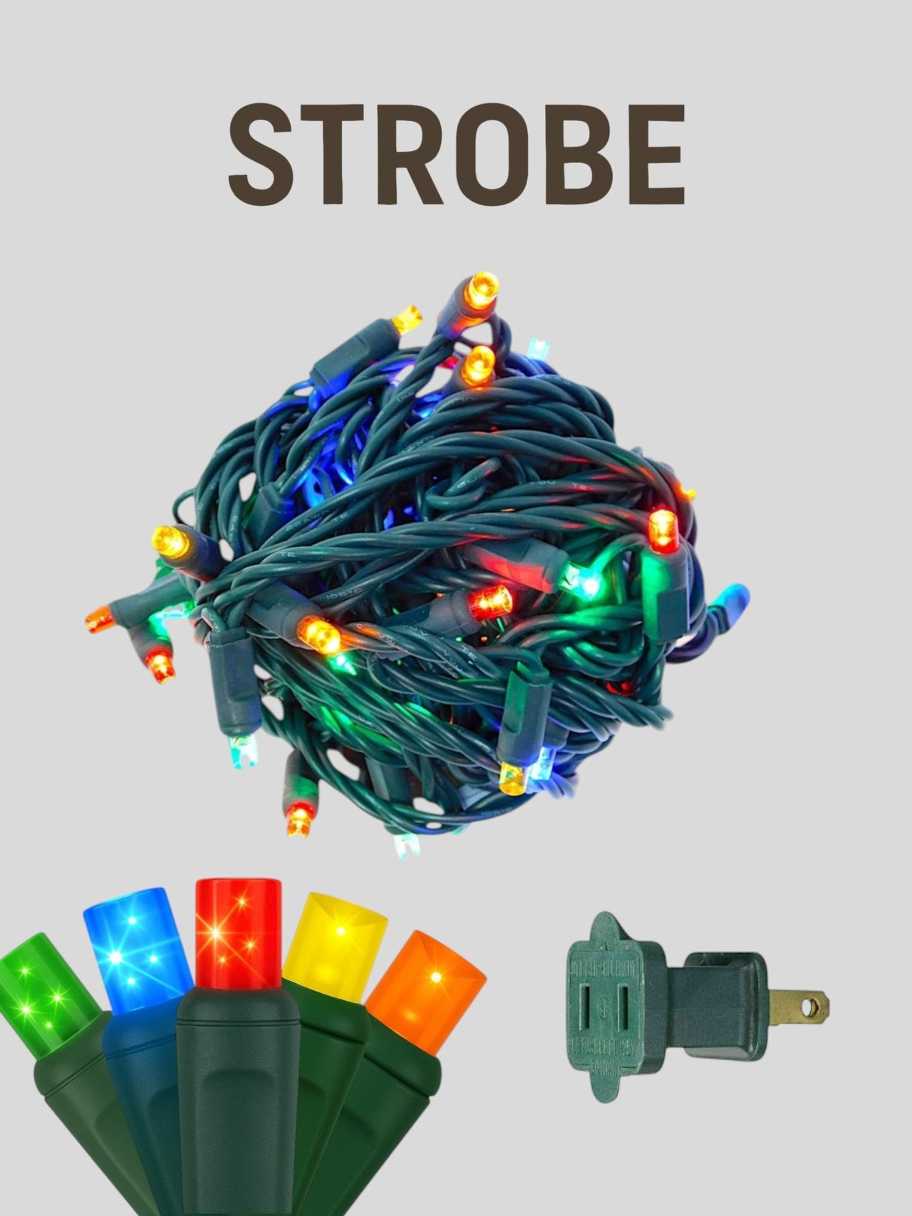 50L 6" Spacing Strobe Mini Lights