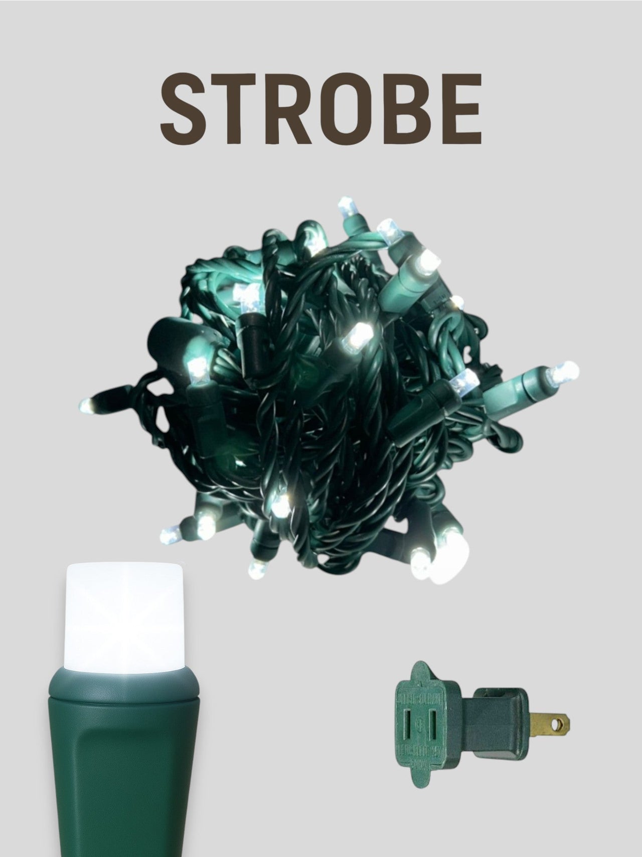 50L 6" Spacing Strobe Mini Lights