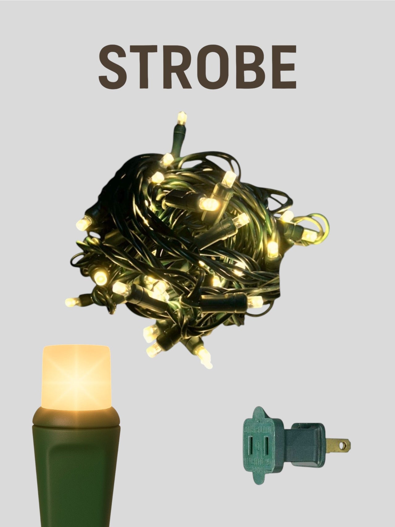 50L 6" Spacing Strobe Mini Lights