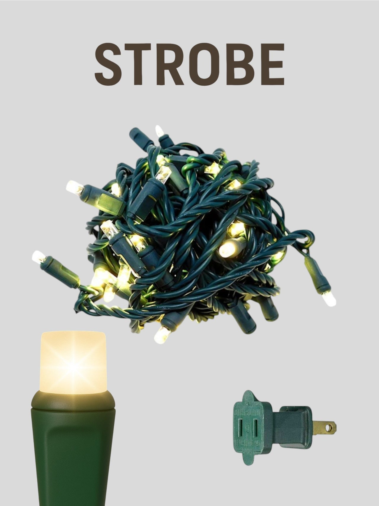 50L 6" Spacing Strobe Mini Lights