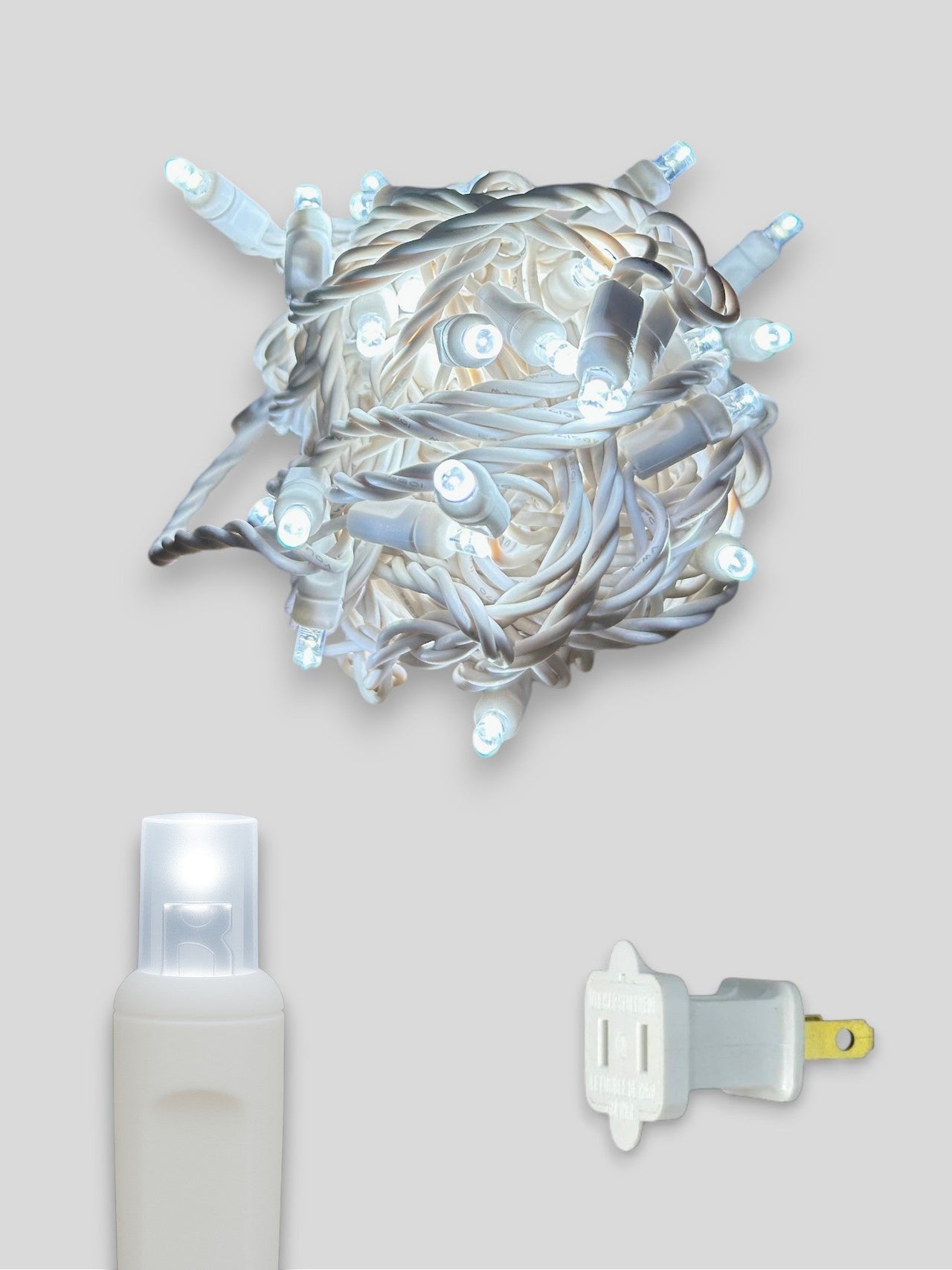50L 6" Spacing Concave LED Mini Christmas Light (Ball)