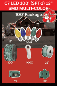 C7 LED 100' SPT-1 12