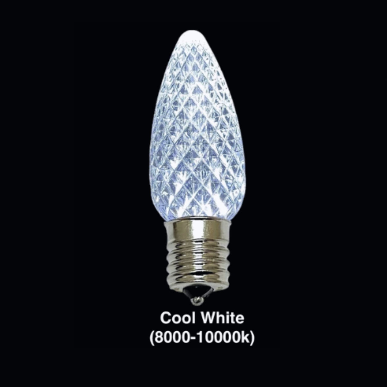 C SMD LED Christmas light bulb in cool white
