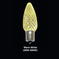 C7 SMD LED Christmas light bulb in warm white 