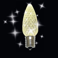 C SMD LED Christmas light bulb in warm white twinkle