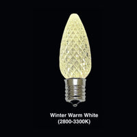 C SMD LED Christmas light bulb in winter warm white 