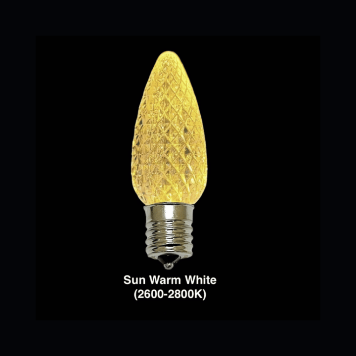 FIRE SALE - C9 SUN WARM WHITE - Commercial Elite SMD LED Christmas Light Bulbs