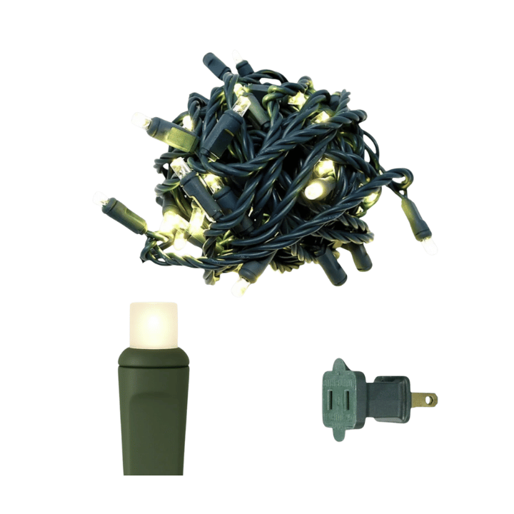 FIRE SALE - 70L 4" Spacing Concave LED Mini Christmas Light (Ball) - WARM WHITE