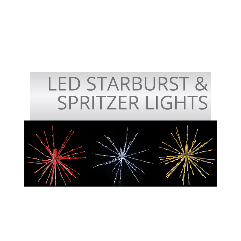 Professional ED starburst and spritzer lights